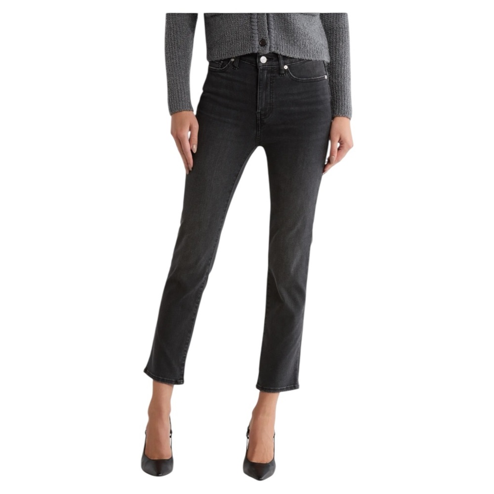 Frame Denim Charcoal Ankle Jeans